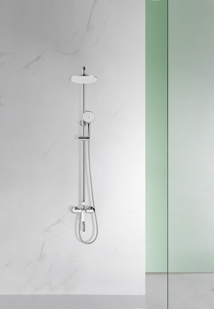 Душевая система с изливом Arrow AG3309CP хром